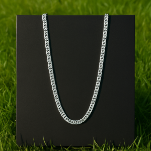 Men’s Classic Silver Cuban Chain