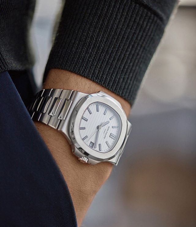 Patek Philippe Geneve Silver Men Watch