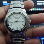 Patek Philippe Geneve Silver Men Watch